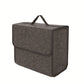 🚗📦Collapsible Synthetic-Felt Car Trunk Organizer | Adjustable Inner Dividers for Neat Rear Cargo Organization🔧