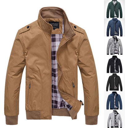 👔✨ PROMO -50 % ! Veste homme à col montant – Style business, respirante et coupe-vent (M-4XL)