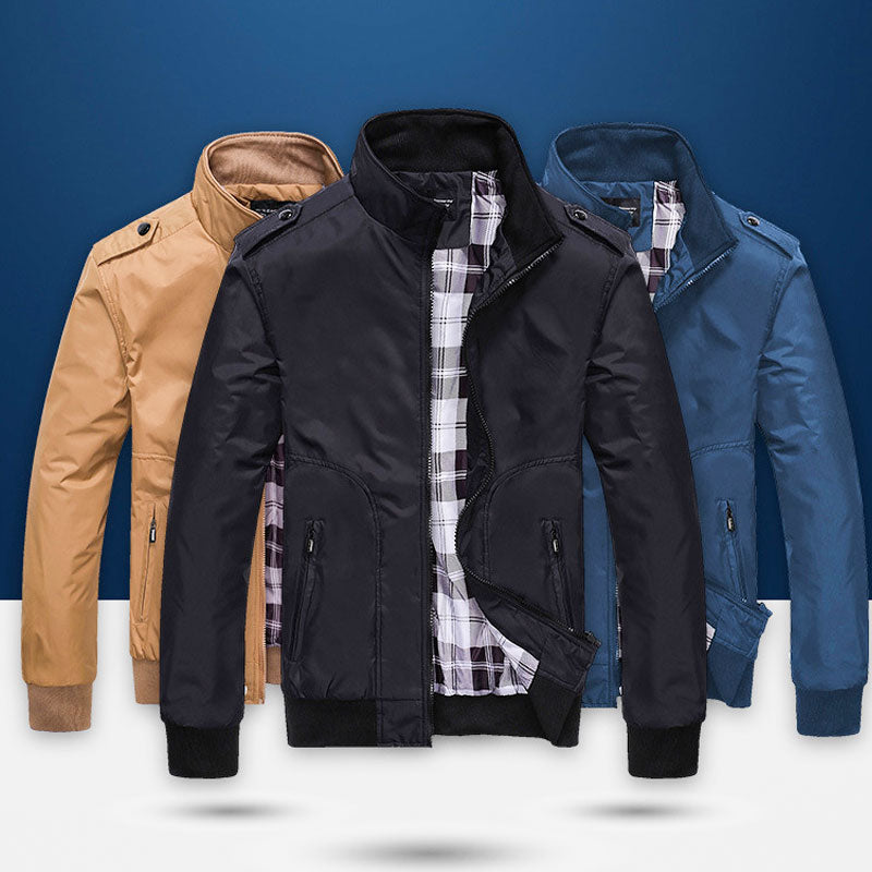 👔✨ PROMO -50 % ! Veste homme à col montant – Style business, respirante et coupe-vent (M-4XL)