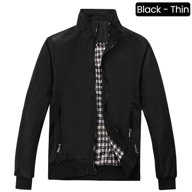 👔✨ PROMO -50 % ! Veste homme à col montant – Style business, respirante et coupe-vent (M-4XL)