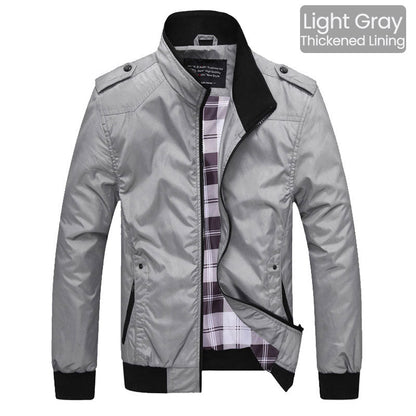 👔✨ PROMO -50 % ! Veste homme à col montant – Style business, respirante et coupe-vent (M-4XL)