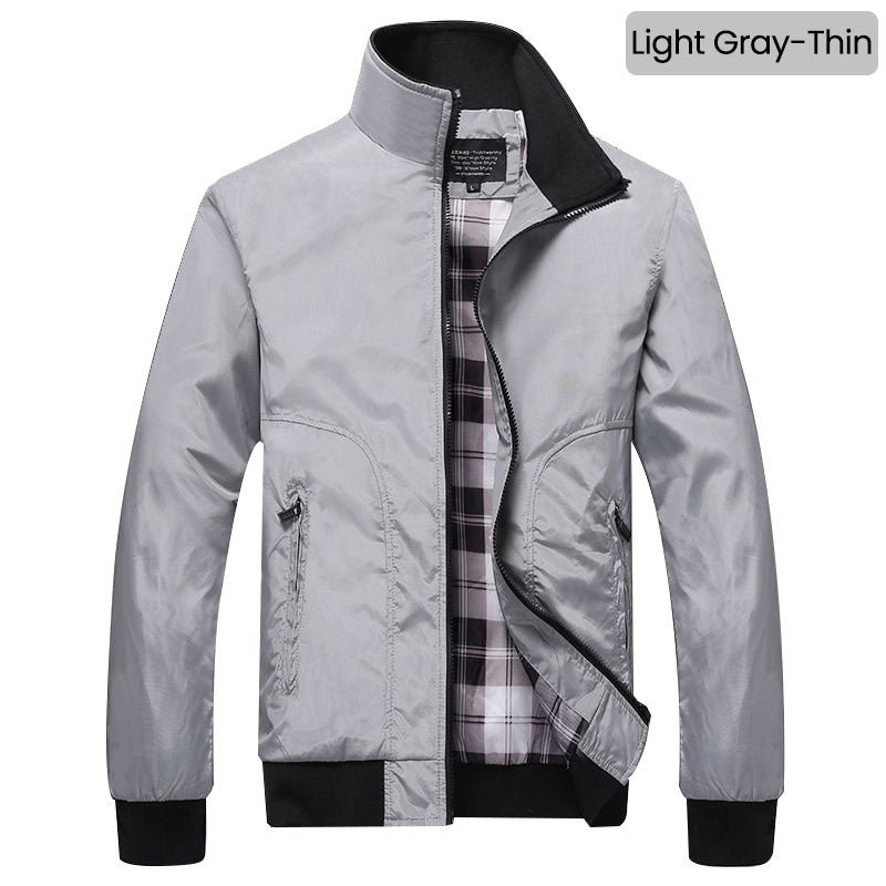 👔✨ PROMO -50 % ! Veste homme à col montant – Style business, respirante et coupe-vent (M-4XL)