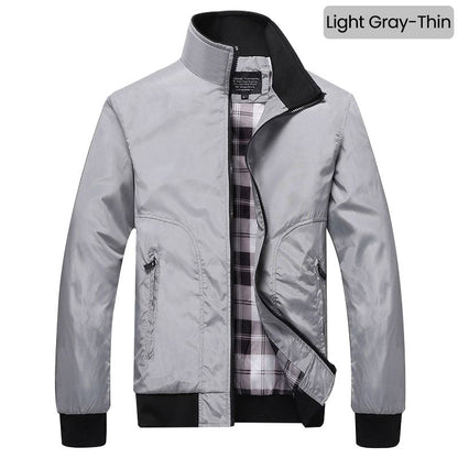 👔✨ PROMO -50 % ! Veste homme à col montant – Style business, respirante et coupe-vent (M-4XL)