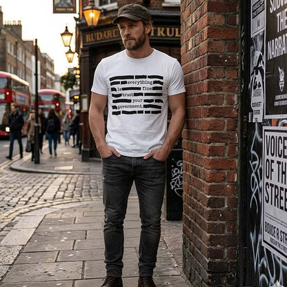 T-shirt satirique « Trust Your Government »