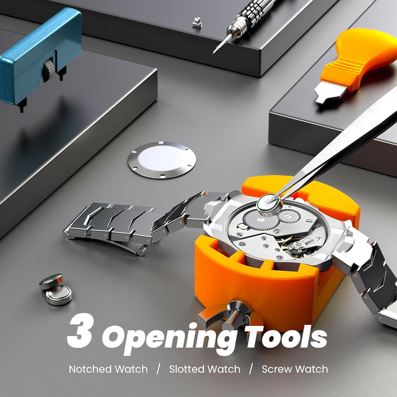🕰️50 % DE RÉDUCTION !🔧 Kit d'outils pour la réparation professionnelle de montres – 13 en 1, outils de précision, idéal pour la réparation de montres et de lunettes 🛠️