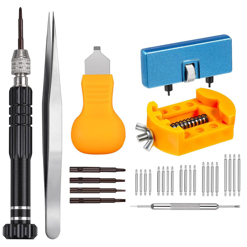 🕰️50 % DE RÉDUCTION !🔧 Kit d'outils pour la réparation professionnelle de montres – 13 en 1, outils de précision, idéal pour la réparation de montres et de lunettes 🛠️