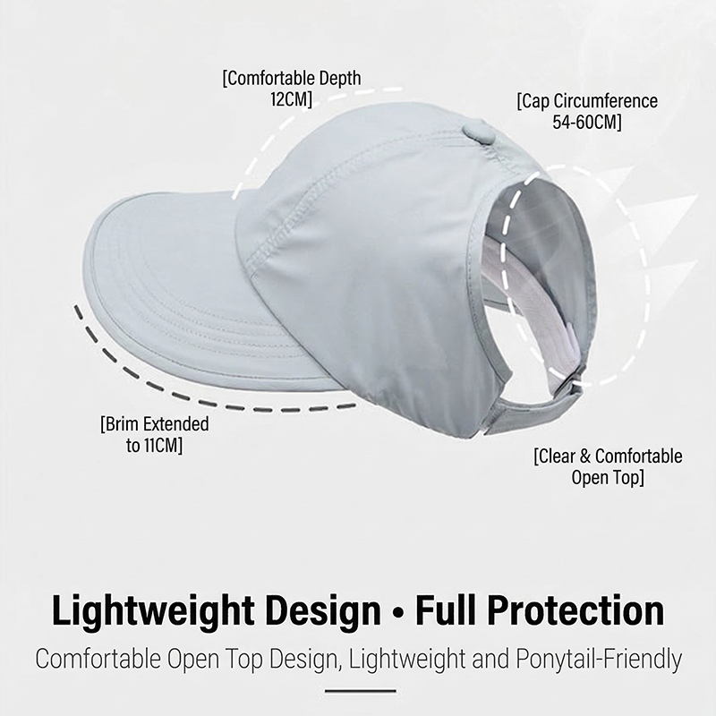 🎁Nouveauté ! 50 % de réduction !💥 Chapeau de soleil de baseball à large bord pour femme