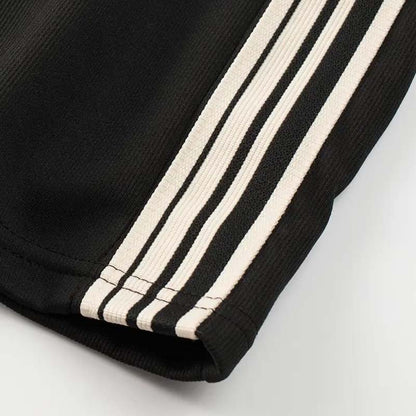 Pantalon rayé décontracté pour homme, coupe droite