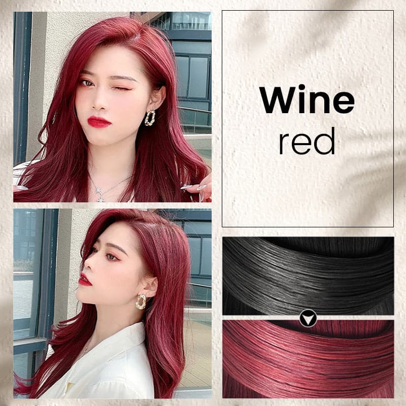 ✨🔥Coloration Capillaire Végétale Colorée avec Peigne Applicateur Innovant👱