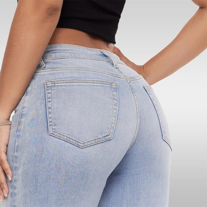 👖✨ 50 % de réduction + livraison gratuite 👖Jean baggy à taille mi-basse