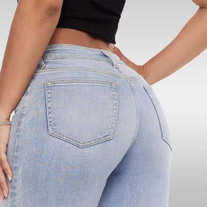 👖✨ 50 % de réduction + livraison gratuite 👖Jean baggy à taille mi-basse