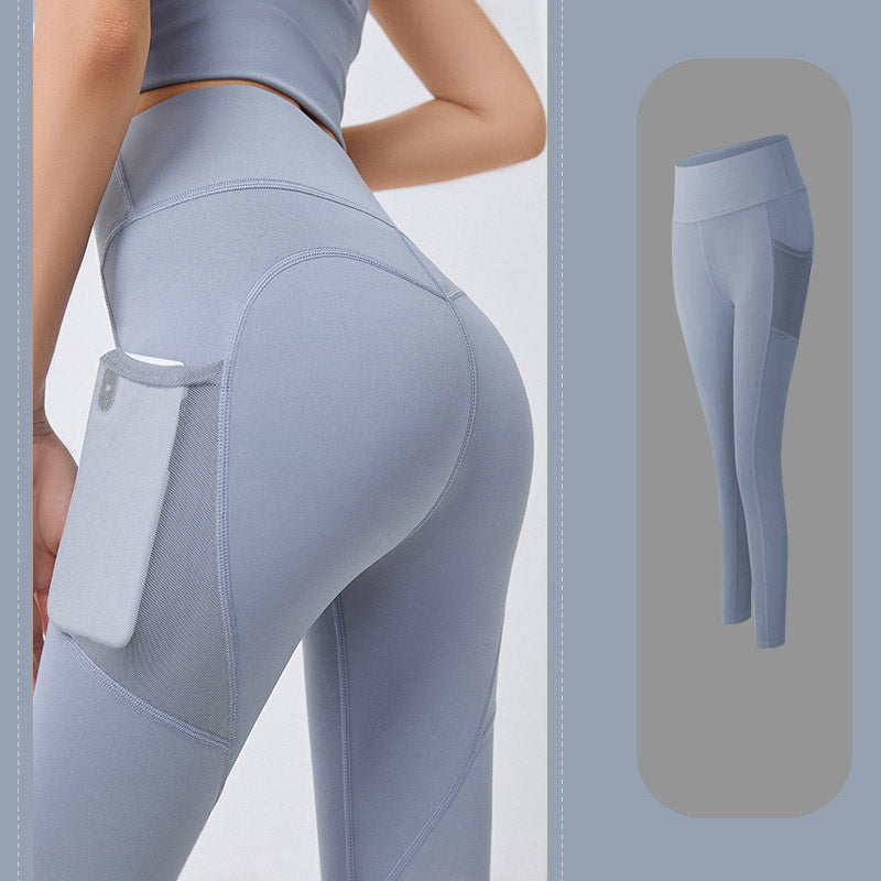🌺🔥 50 % de réduction 🔥🌺Leggings de yoga à taille haute pour femmes avec contrôle du ventre