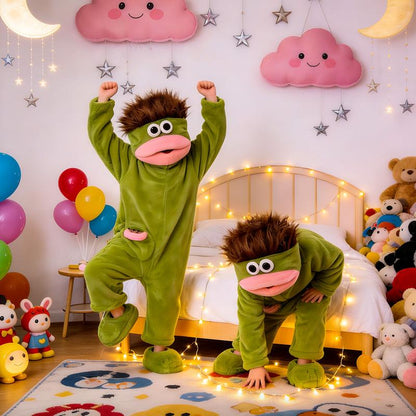 😜 50 % DE RÉDUCTION – Pyjama douillet en polaire corail  Dormez en toute décontraction avec notre imprimé le plus rigolo et le plus douillet à ce jour !