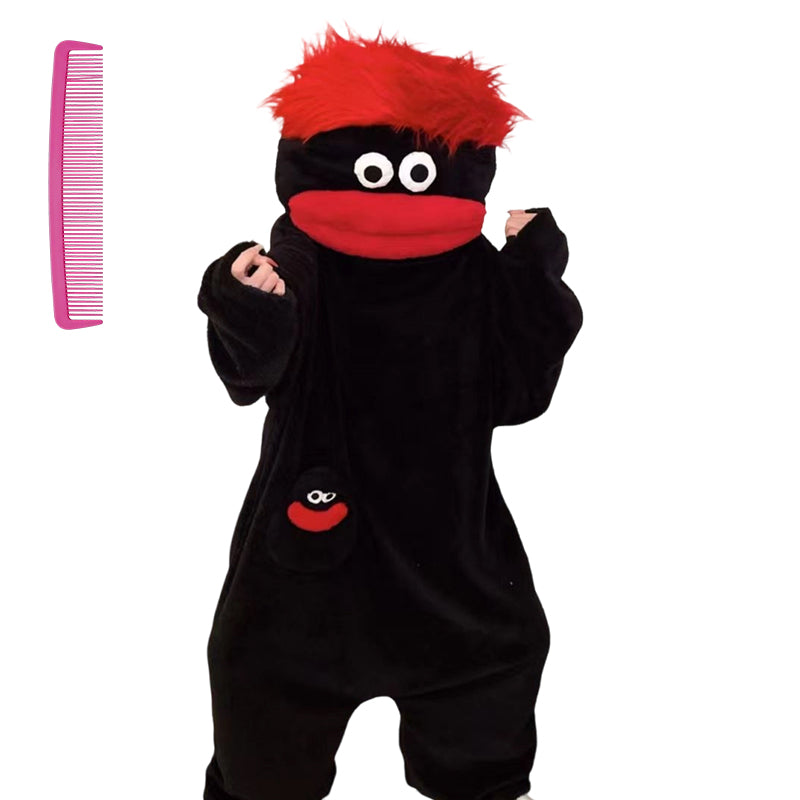 😜 50 % DE RÉDUCTION – Pyjama douillet en polaire corail  Dormez en toute décontraction avec notre imprimé le plus rigolo et le plus douillet à ce jour !