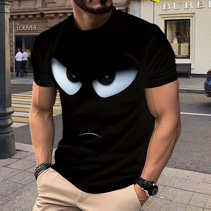⚡ Faites sensation à chaque look !  Le t-shirt graphique streetwear pour homme avec imprimé œil – un incontournable ✨