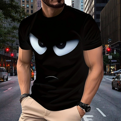 ⚡ Faites sensation à chaque look !  Le t-shirt graphique streetwear pour homme avec imprimé œil – un incontournable ✨