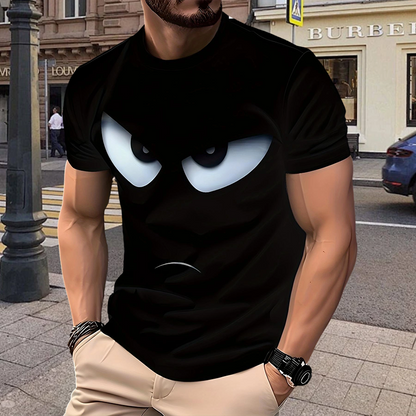 ⚡ Faites sensation à chaque look !  Le t-shirt graphique streetwear pour homme avec imprimé œil – un incontournable ✨