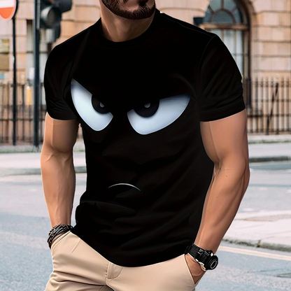 ⚡ Faites sensation à chaque look !  Le t-shirt graphique streetwear pour homme avec imprimé œil – un incontournable ✨