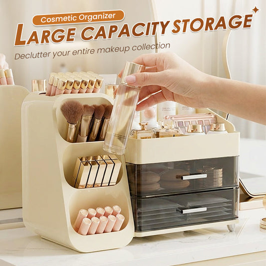 Organisateur cosmétique grande capacité avec tiroirs