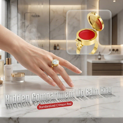 💍 Un baume à lèvres à porter au doigt ! La bague-baume nomade – hydratez-vous en un geste, partout 💍