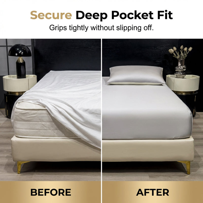 📢📢50 % DE RÉDUCTION !! & LIVRAISON GRATUITE ⏰Ensemble de draps-housses rafraîchissants de qualité supérieure
