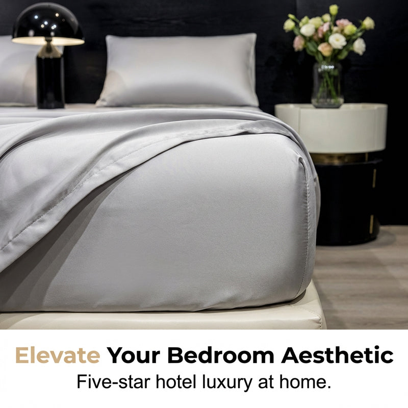 📢📢50 % DE RÉDUCTION !! & LIVRAISON GRATUITE ⏰Ensemble de draps-housses rafraîchissants de qualité supérieure