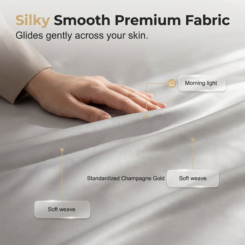 📢📢50 % DE RÉDUCTION !! & LIVRAISON GRATUITE ⏰Ensemble de draps-housses rafraîchissants de qualité supérieure