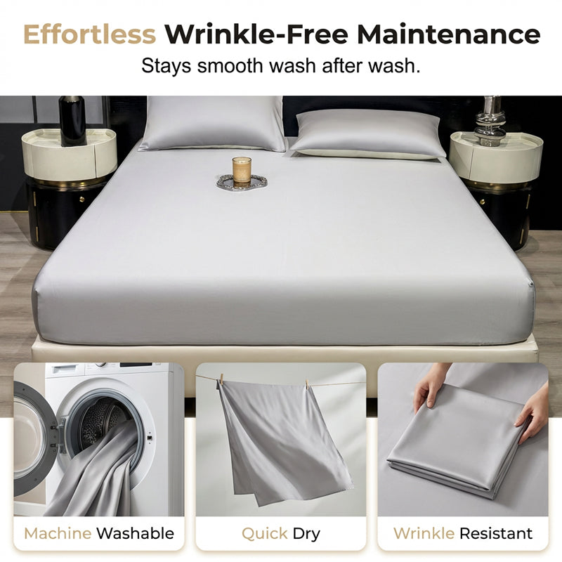 📢📢50 % DE RÉDUCTION !! & LIVRAISON GRATUITE ⏰Ensemble de draps-housses rafraîchissants de qualité supérieure