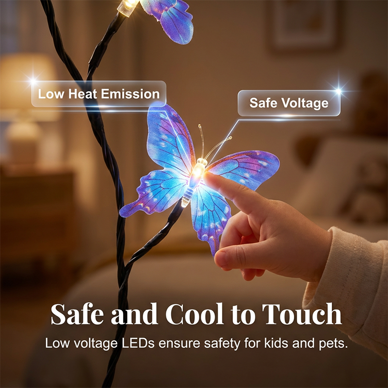 📢50% de réduction !! 📢Les cadres photos, c’est bien. Une vigne lumineuse avec des papillons, c’est mieux. 🎨