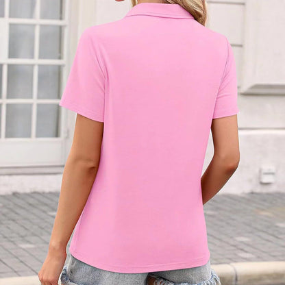 👚 50 % DE RÉDUCTION MAINTENANT ! T-shirt femme décontracté à col V – Coupe ample, tissu doux mélangé et plus de 16 couleurs 🌈✨