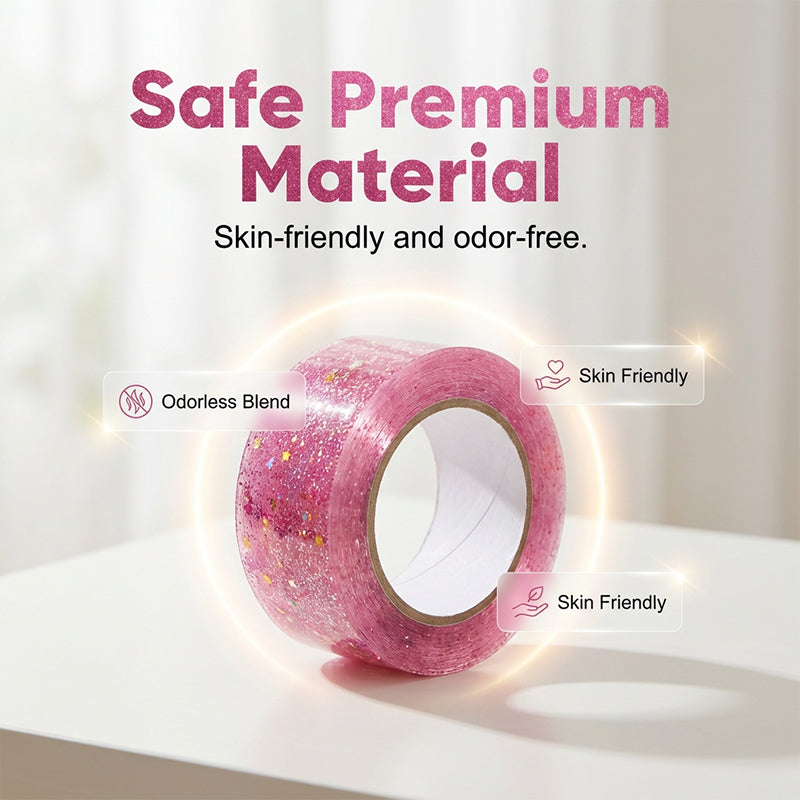 🧵 50% RABATT! ✨ Starkes Wasserdichtes Doppelseitiges Glitzerklebeband – Hochklebrig, Vielseitig & Perfekt Für Bastelarbeiten & Dekoration 🎨