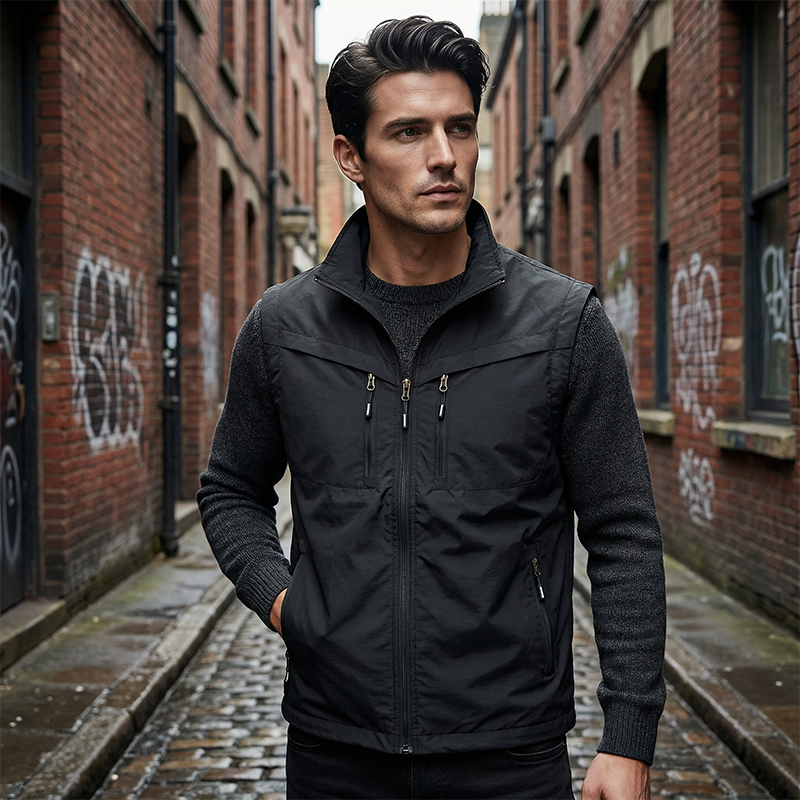 💪⚡ MOITIÉ PRIX ! Gilet utilitaire multipoches pour homme – Nylon résistant, séchage rapide, idéal pour le camping, la pêche et le bricolage 🛠️🎣