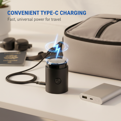 💧🪒 ½ PRICE! Mini Electric Shaver – Wet/Dry, Precision Blades, Fits Anywhere, Ideal for On-the-Go Grooming ✨
