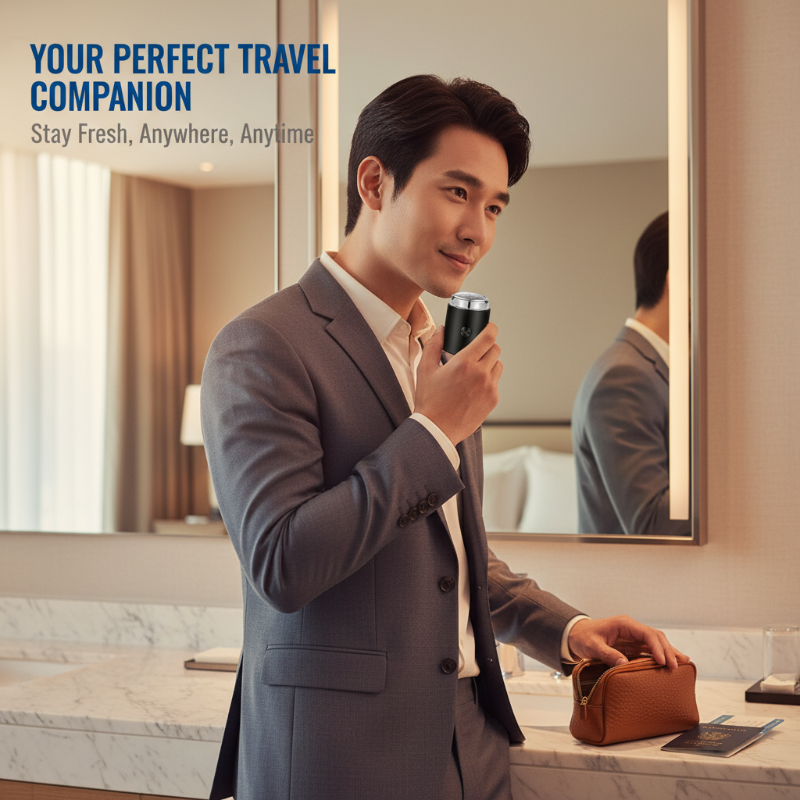 💧🪒 ½ PRICE! Mini Electric Shaver – Wet/Dry, Precision Blades, Fits Anywhere, Ideal for On-the-Go Grooming ✨