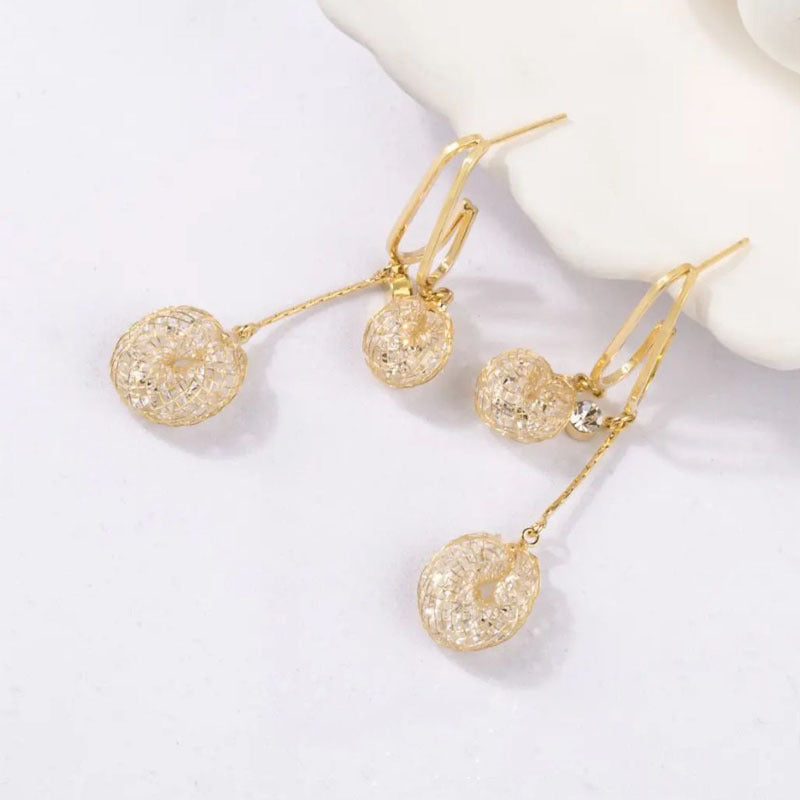 💎🔥 50% OFF – Artificial Crystal Tassel Earrings (Drop Style) | Face-Flattering Length, Anti-Tarnish, Dress Up or Down