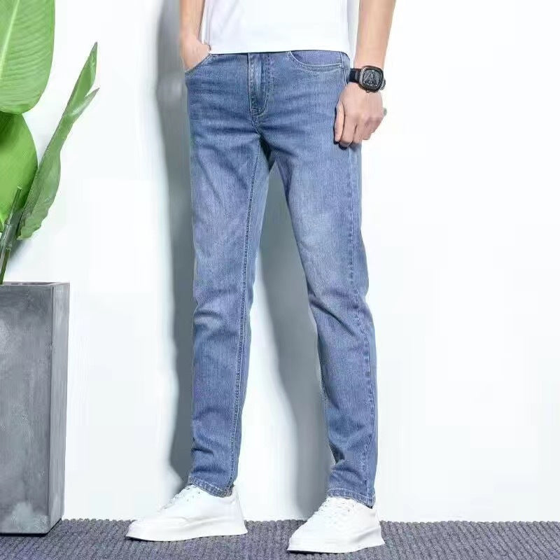 🎁Nouveauté : 50 % de réduction !💥 Jeans slim stretch classiques pour homme – Livraison gratuite pour deux articles
