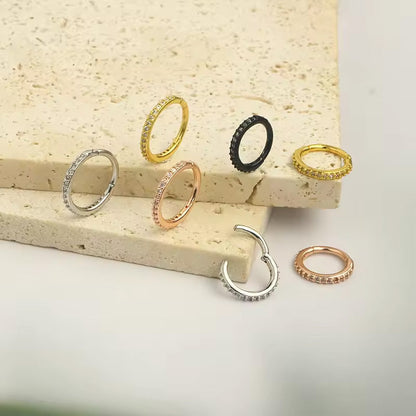 🔥 MOITIÉ PRIX ! Bijou de nez en diamant – Plaqué or 14 carats, zircone cubique ou diamant véritable, design torsadé/à clous 👃💎