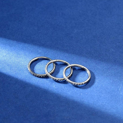🔥 MOITIÉ PRIX ! Bijou de nez en diamant – Plaqué or 14 carats, zircone cubique ou diamant véritable, design torsadé/à clous 👃💎