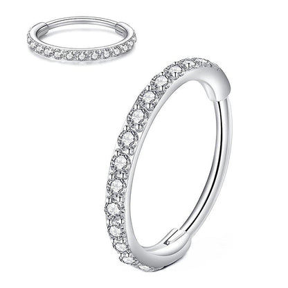 🔥 MOITIÉ PRIX ! Bijou de nez en diamant – Plaqué or 14 carats, zircone cubique ou diamant véritable, design torsadé/à clous 👃💎