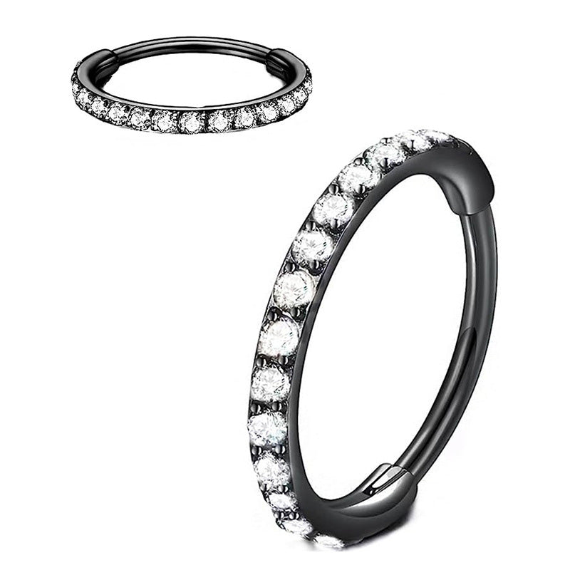 🔥 MOITIÉ PRIX ! Bijou de nez en diamant – Plaqué or 14 carats, zircone cubique ou diamant véritable, design torsadé/à clous 👃💎