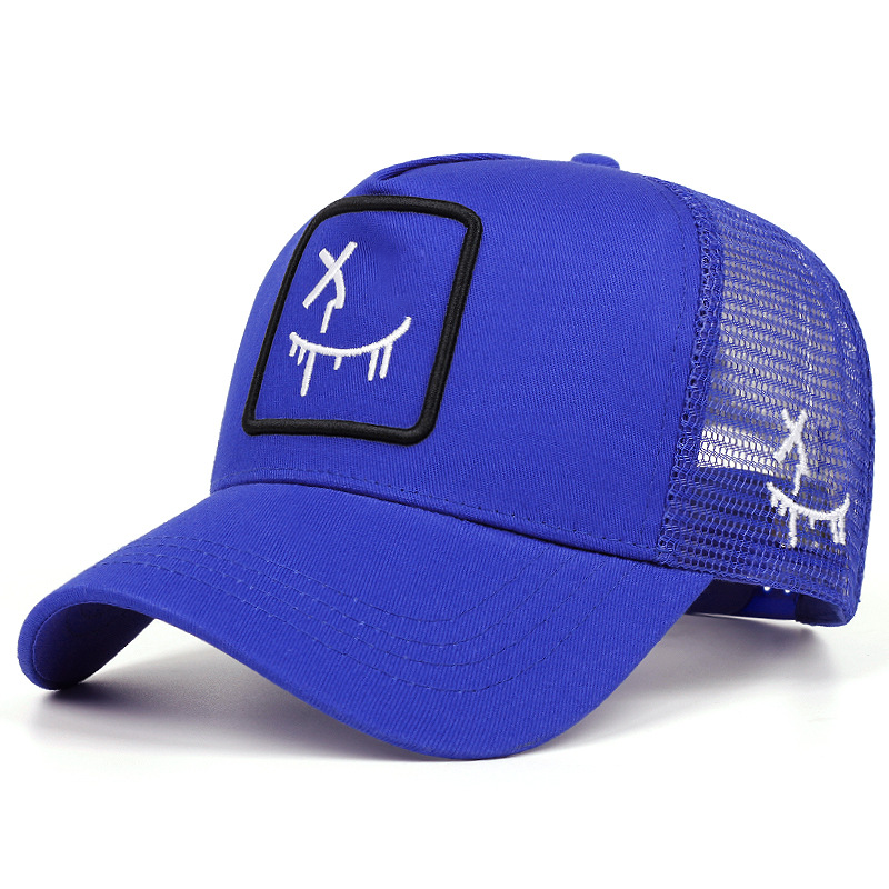 🔥Jusqu'à épuisement des stocks, profitez de 50 % de réduction !🎉Casquette de baseball unisexe style streetwear avec motif smiley