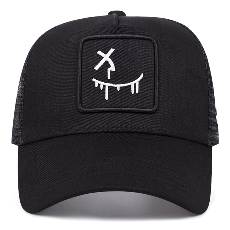 🔥Jusqu'à épuisement des stocks, profitez de 50 % de réduction !🎉Casquette de baseball unisexe style streetwear avec motif smiley