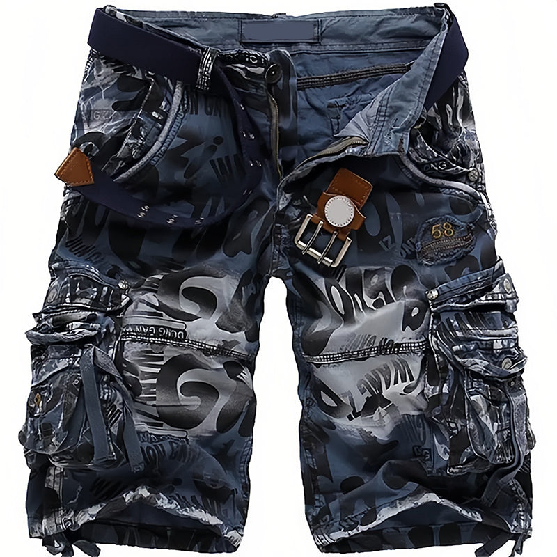 👖 PROMO FLASH : -50% ! 🔥 Short Cargo Homme Classique – Tissu Résistant, Multiples Poches & Fermeture Éclair Fluide 💪