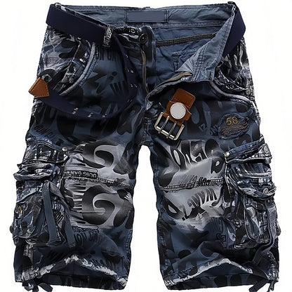 👖 PROMO FLASH : -50% ! 🔥 Short Cargo Homme Classique – Tissu Résistant, Multiples Poches & Fermeture Éclair Fluide 💪