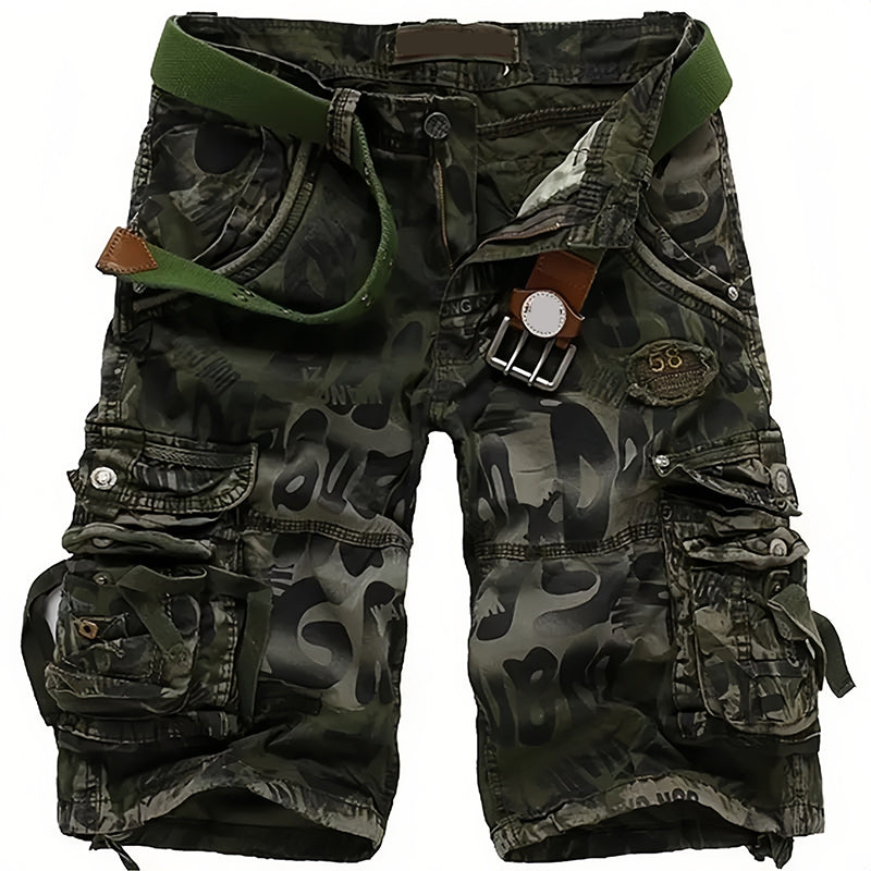 👖 PROMO FLASH : -50% ! 🔥 Short Cargo Homme Classique – Tissu Résistant, Multiples Poches & Fermeture Éclair Fluide 💪