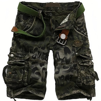 👖 PROMO FLASH : -50% ! 🔥 Short Cargo Homme Classique – Tissu Résistant, Multiples Poches & Fermeture Éclair Fluide 💪