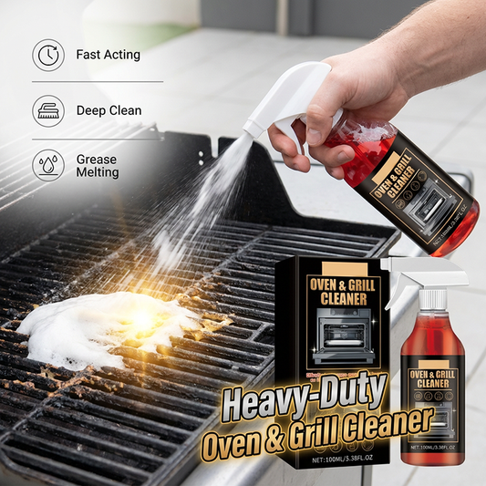 🔥🍖 50% DE RÉDUCTION – Spray dégraissant ultra-puissant à action rapide pour barbecues | Dissout les graisses incrustées en quelques secondes, sans grattage 💨✨