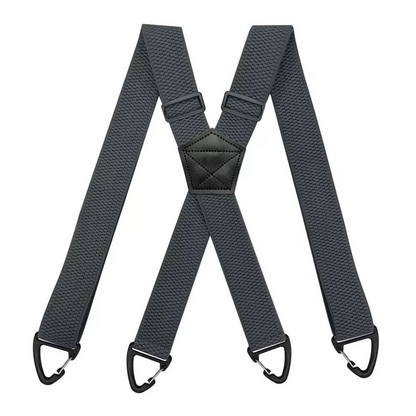 👔 50% DE RÉDUCTION! 🧥 Bretelles pour Homme à Dos en X avec Crochets – Réglables, Robustes & Parfaites Pour Un Maintien Élégant Au Quotidien ✨