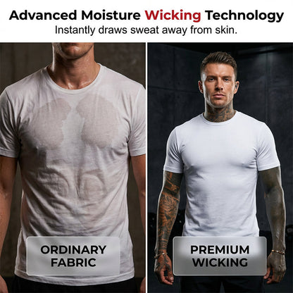 👕🔥 50 % DE RÉDUCTION – T-shirt homme coupe slim col rond | Coton doux, indispensable au quotidien, idéal à superposer ✨