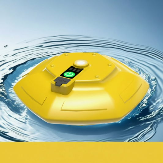 🐟🔋 50 % DE RÉDUCTION – Aérateur flottant et rechargeable pour seau à appâts | Préserve la fraîcheur des appâts plus longtemps, ultra-silencieux, chargement USB, flotte automatiquement 🌊